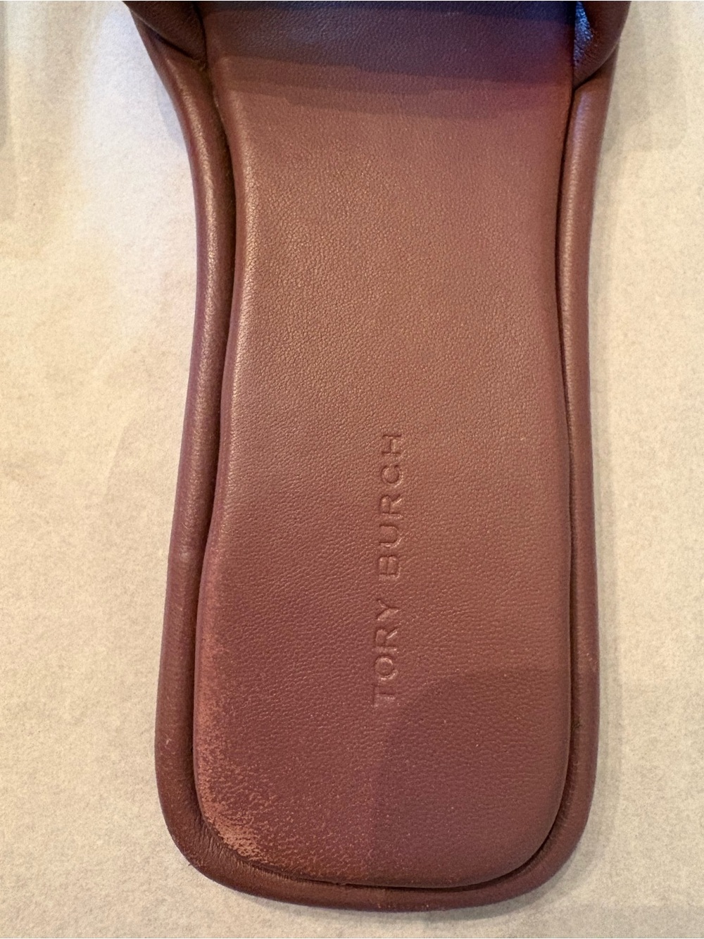 Tory Burch slides 8.5 mauve fair condition - Picture 6 of 10